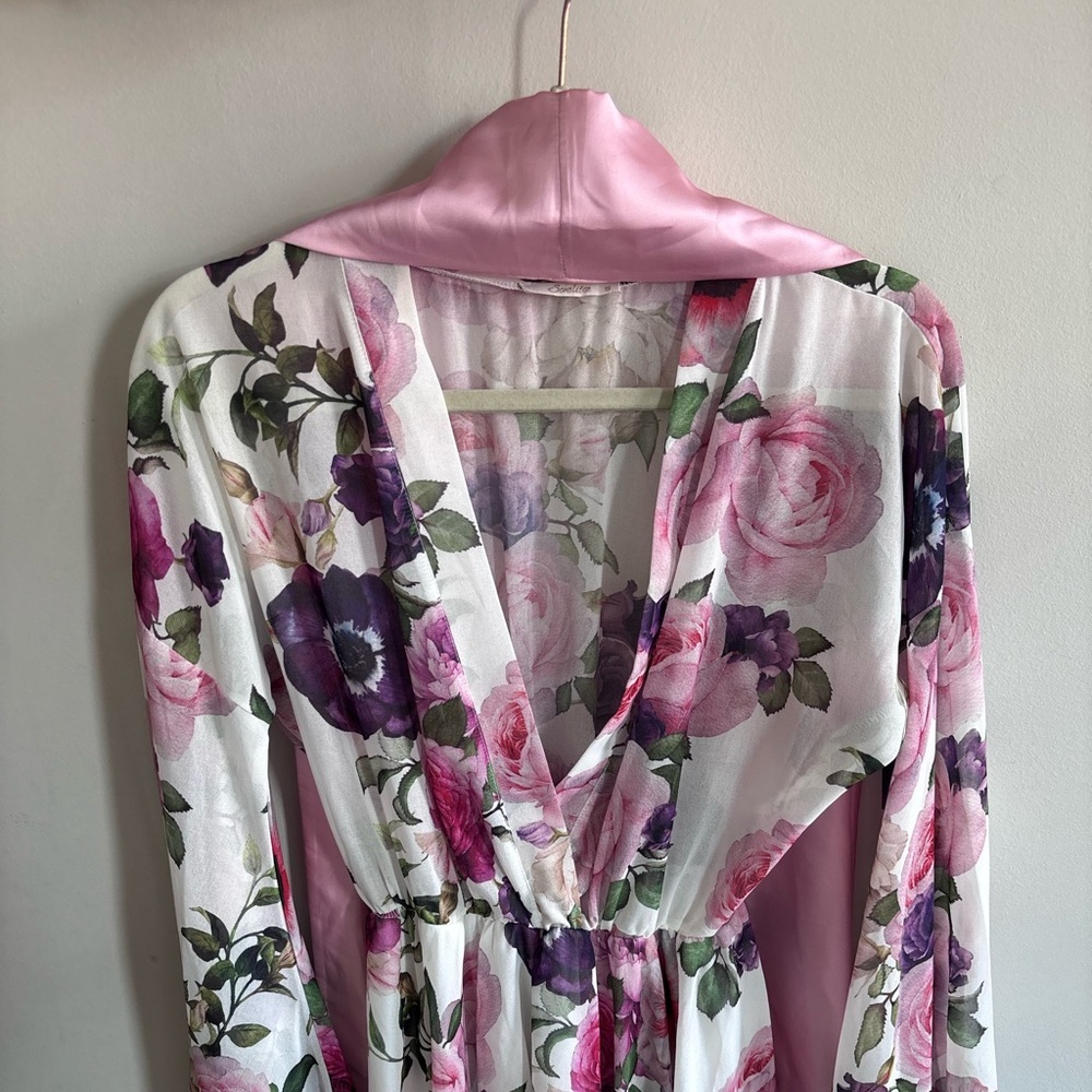Suelita Pink Floral Dress - Picture 7 of 8